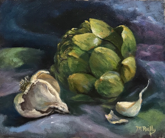 artichoke and garlic