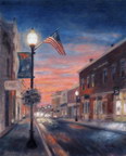 Sunset on Center